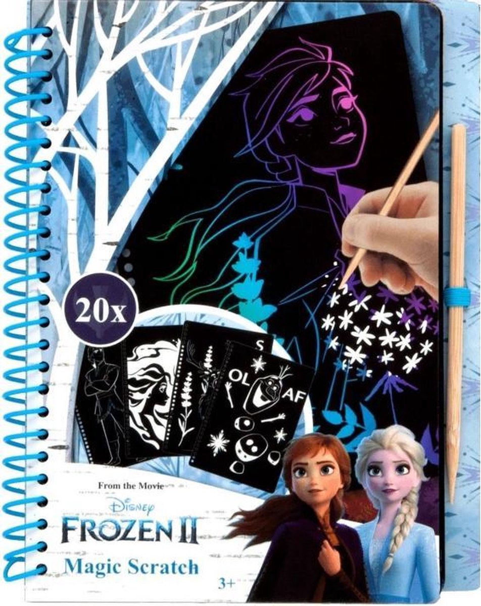 Frozen Magisch krasblok | Frozen Kraskaarten | Disney Frozen | Disney Frozen speelgoed | Tekenen | Kleuren | Kleurboek voor meisjes | Knutselen | Elsa | Anna | Olaf | Disney Frozen 2